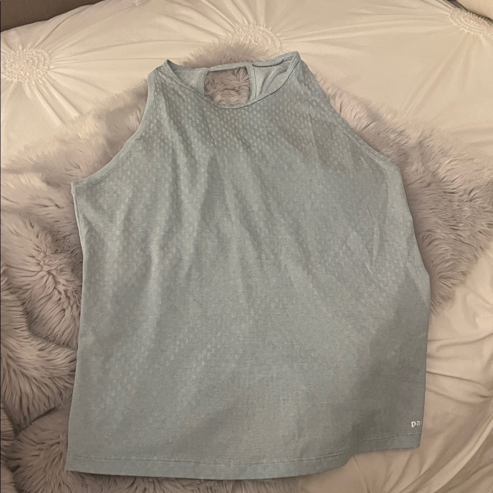Ladies Light Blue Sleeveless Shirt